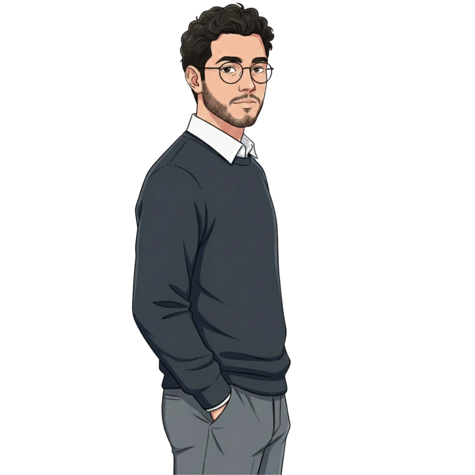 Avatar del Programador con gafas